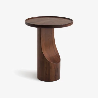 La Redoute Stigido Solid Walnut Side Table