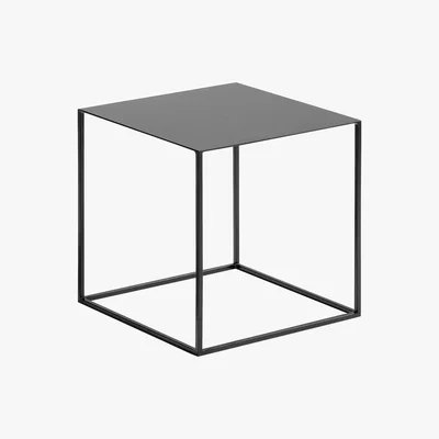 La Redoute Romy Industrial Side Table in Lacquered Metal