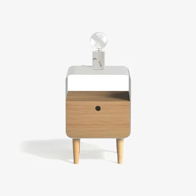 La Redoute Jimi Ash Veneer & Metal Side Table