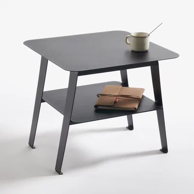 La Redoute Hiba Two-Tier Side Table in Steel