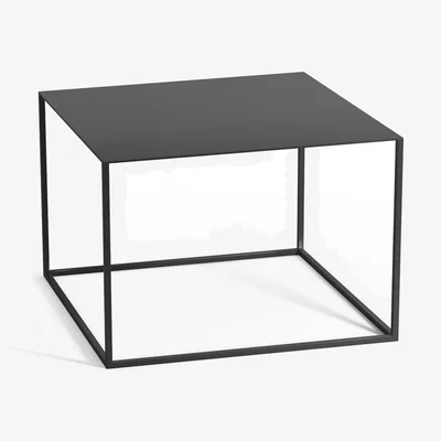 La Redoute Romy Contemporary Square Metal Side Table