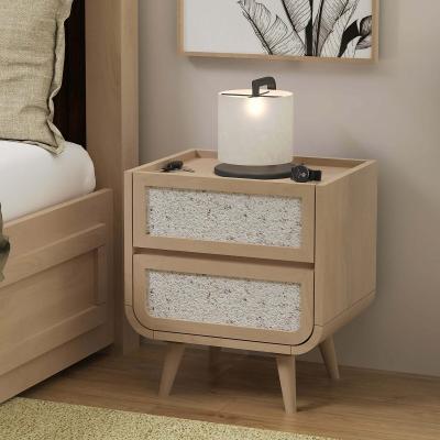 La Redoute Ozen Stone & Mango Wood Side Table