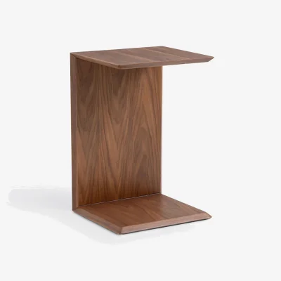 La Redoute Dilba Walnut Veneer Side Table