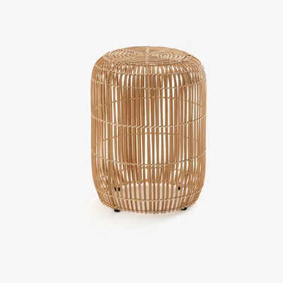 La Redoute Bangor Braided Bamboo Side Table