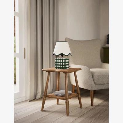 Marks & Spencer M&S Scalloped Side Table - Walnut, Walnut