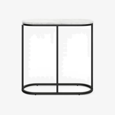 Marks & Spencer Gallery Direct Farley Oval Sofa Side Table Black