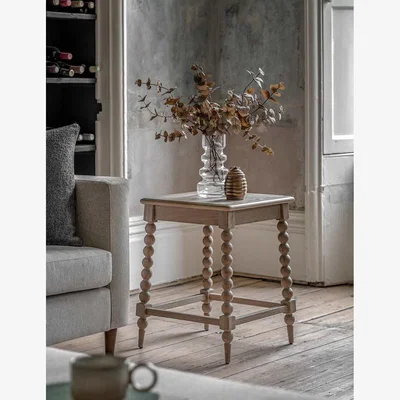 Marks & Spencer Gallery Direct Artisan Square Side Table - Natural, Natural
