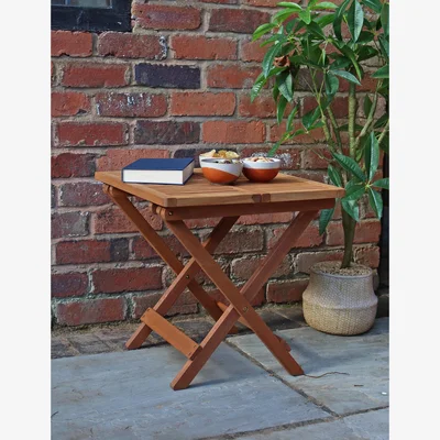 Marks & Spencer Royalcraft Folding Garden Side Table - Natural, Natural
