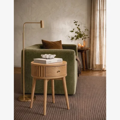 Marks & Spencer Corndell Soho Round Side Table Natural