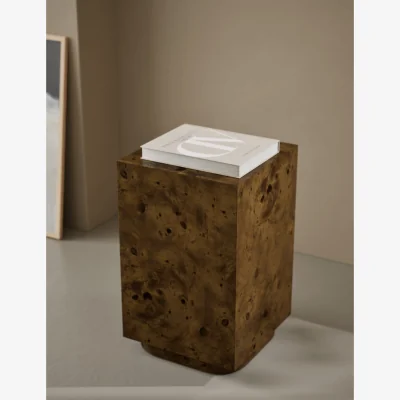 Marks & Spencer Gallery Direct Burl Side Table Natural Mix