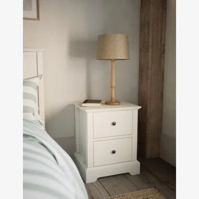 Marks & Spencer M&S Walton Bedside Table - White, White