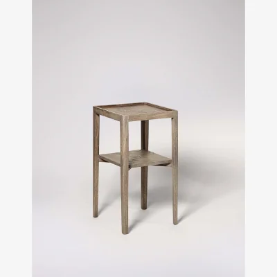 Marks & Spencer Swoon Eide Mango Wood Side Table Light Grey
