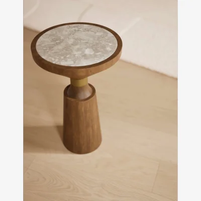 Marks & Spencer Gallery Direct Marble Top Side Table Natural