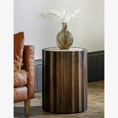 Marks & Spencer Gallery Direct Cascia Side Table Dark Brown