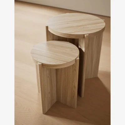 Marks & Spencer M&S Cove Nest of Side Tables Natural