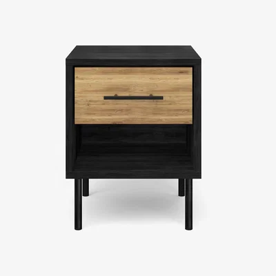 Marks & Spencer M&S Holt 1 Drawer Slim Bedside Table - Natural Mix, Natural Mix