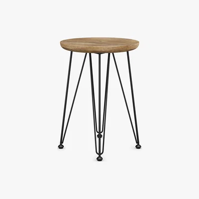 Marks & Spencer M&S Hairpin Leg Side Table - 1SIZE - Silver, Silver