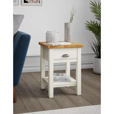 Marks & Spencer M&S Padstow Side Table - Ivory, Ivory