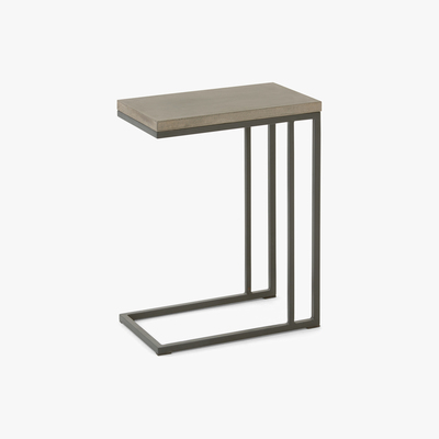Made.com Edson Garden side table, cement and metal