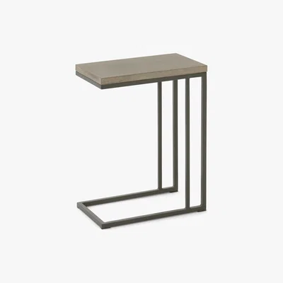 Made.com Edson Garden side table, cement and metal