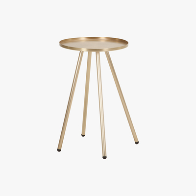 Made.com Alana Bedside Table, Brushed Brass