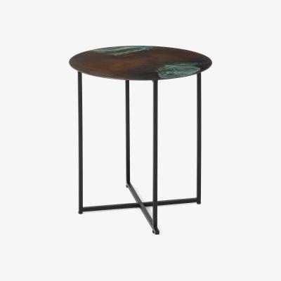 Made.com Morland Side Table, Oxidised Brass
