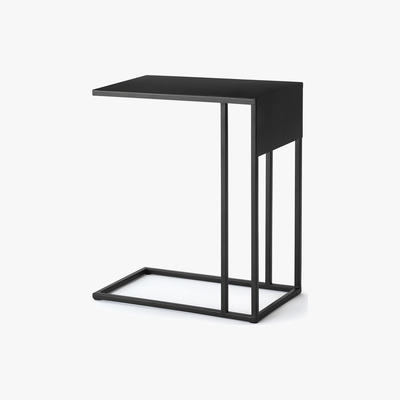 Made.com MADE Essentials Emira Laptop Side Table, Black