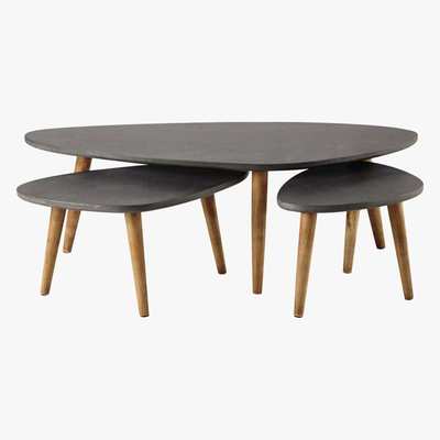 Maisons du Monde Grey Tables Cleveland