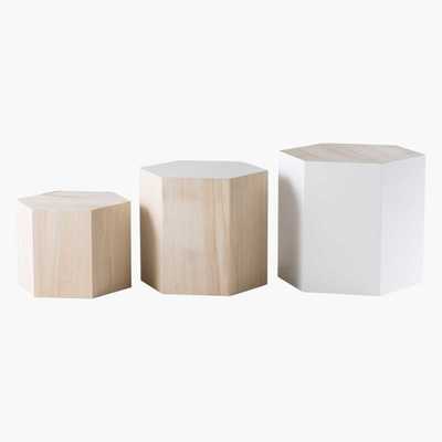Maisons du Monde Paulownia Nest of Tables Spring