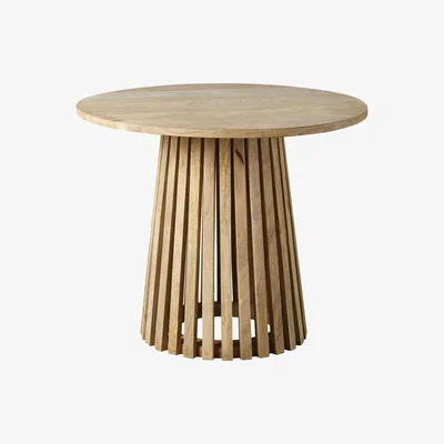 Maisons du Monde Round side table in mango wood