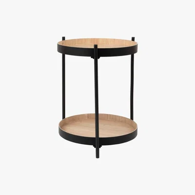 Maisons du Monde Side Table 2 two-tone trays