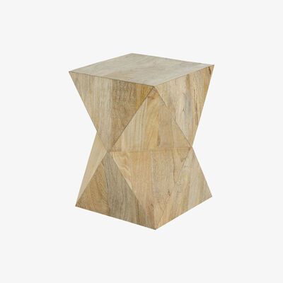 Maisons du Monde Prism side table in mango wood