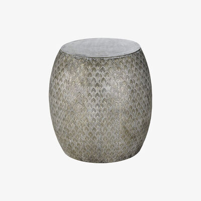 Maisons du Monde Side table in brown recycled iron