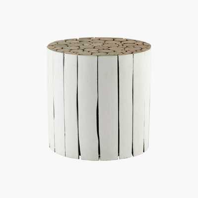 Maisons du Monde Eucalyptus Side Table in White