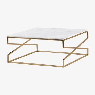 My Furniture Alhambra Brass Coffee Table