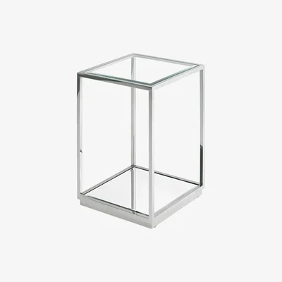 My Furniture Rippon Silver Square Side Table