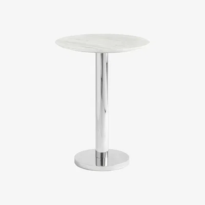 My Furniture Parker Silver Side Table 