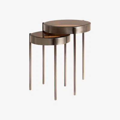 My Furniture Orion Bronze Nesting Side Tables
