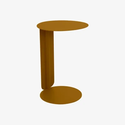 Made in Design Bebop End table metal yellow / Ø 40 x H 60 cm - Fermob
