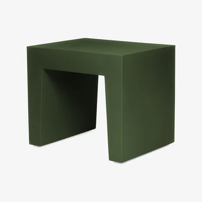 Made in Design Concrete Seat Stool - / Side table - Polyethylene by Fatboy Green
