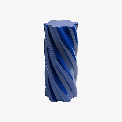 Made in Design Marshmallow End table - / Ø 25 x H 55.5 cm - Fibreglass by & klevering Blue