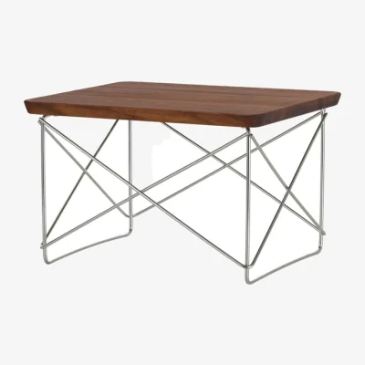 Made in Design Occasional Table LTR End table wood brown / Eames (1950) - Vitra