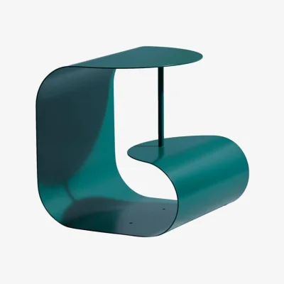 Made in Design Gégé End table metal blue / 45 x 45 cm x H 45 cm - Maison Sarah Lavoine