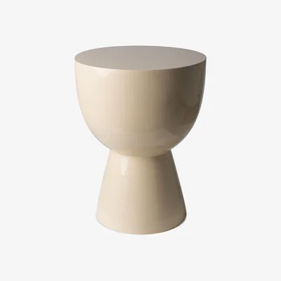 Made in Design Tam Tam End table - / Lacquered plastic by Pols Potten Beige