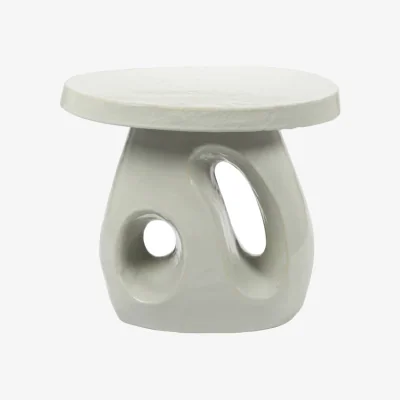 Made in Design Amé 10 End table ceramic grey / 52 x 37 x H 45 cm - Serax