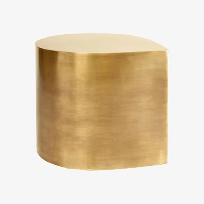 Made in Design Brass Teardrop End table - / solid brass by Jonathan Adler Gold/Metal