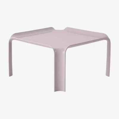 Made in Design T877 End table plastic material purple / Stone Paulin, 1968 reprint - 50 x 50 cm - Gubi