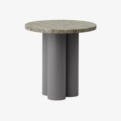 Made in Design Dit End table stone grey / Travertine - Ø 40 x H 40 cm - Normann Copenhagen