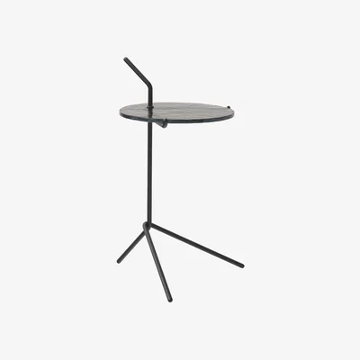 Made in Design Halten SH9 End table glass grey - &tradition