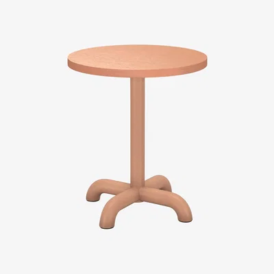 Made in Design Unify End table - / Ø 40 cm - Oak by Petite Friture Pink